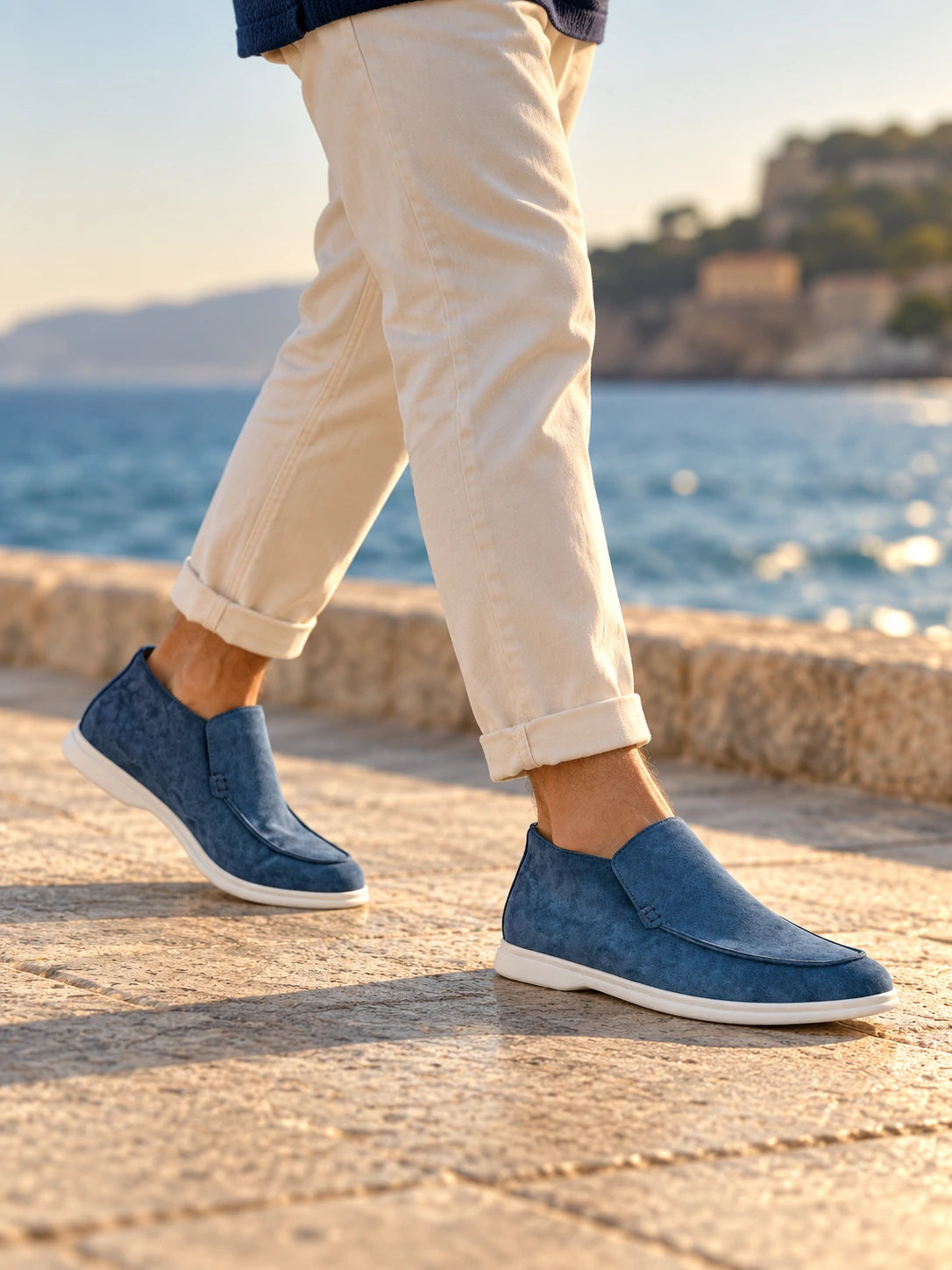 Amalfi Dark Blue Loafers