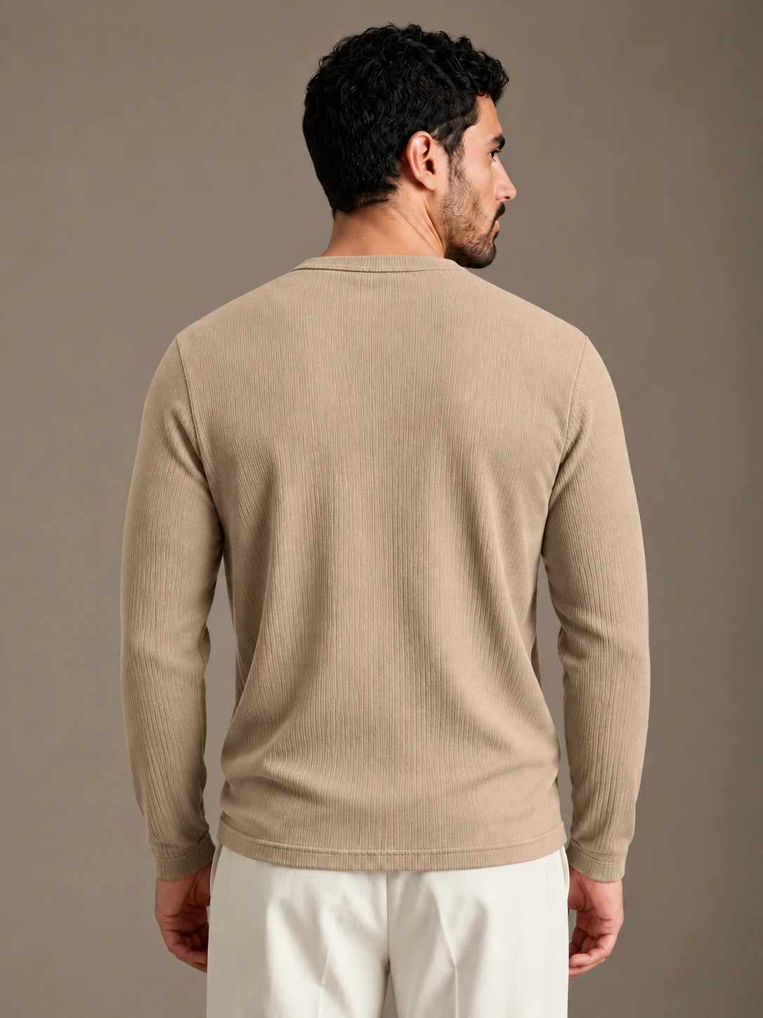 Ravello Beige Henley