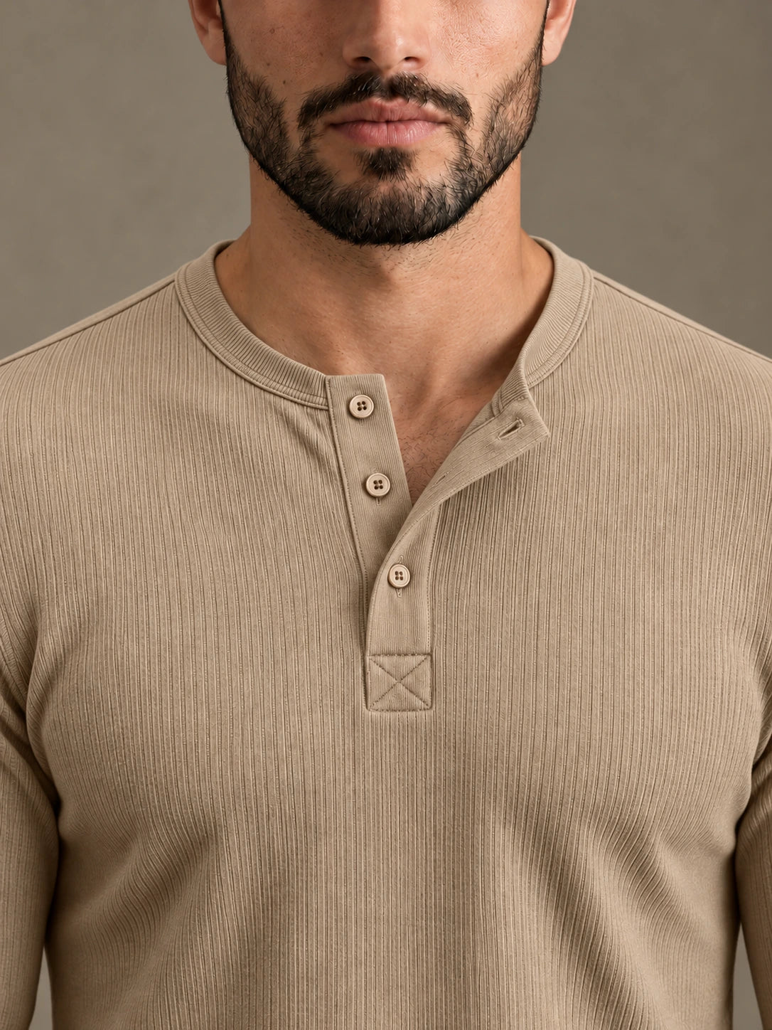 Ravello Beige Henley