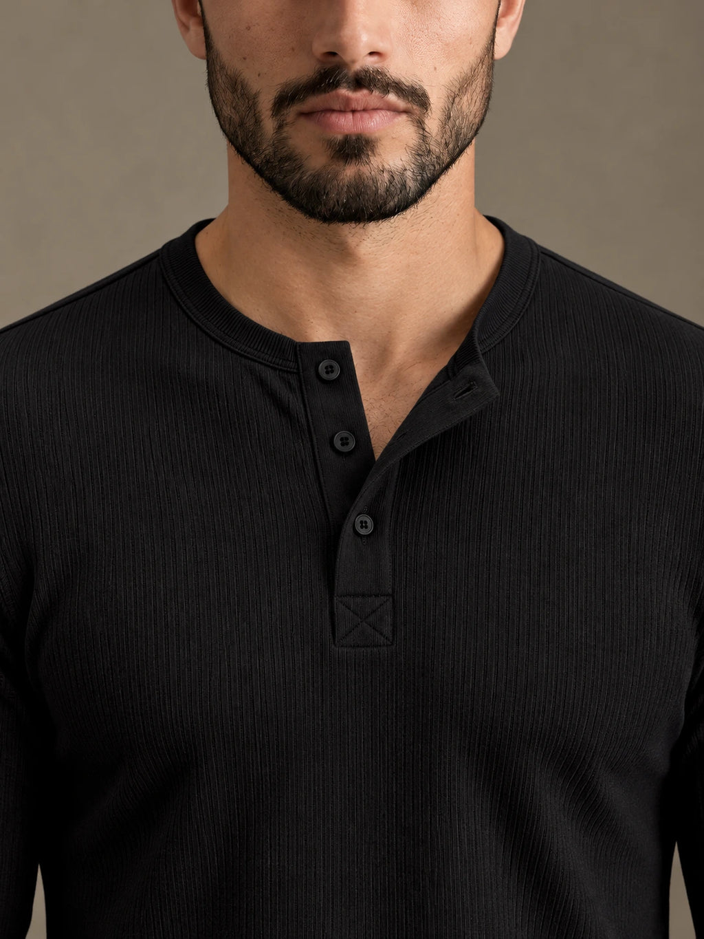 Ravello Black Henley