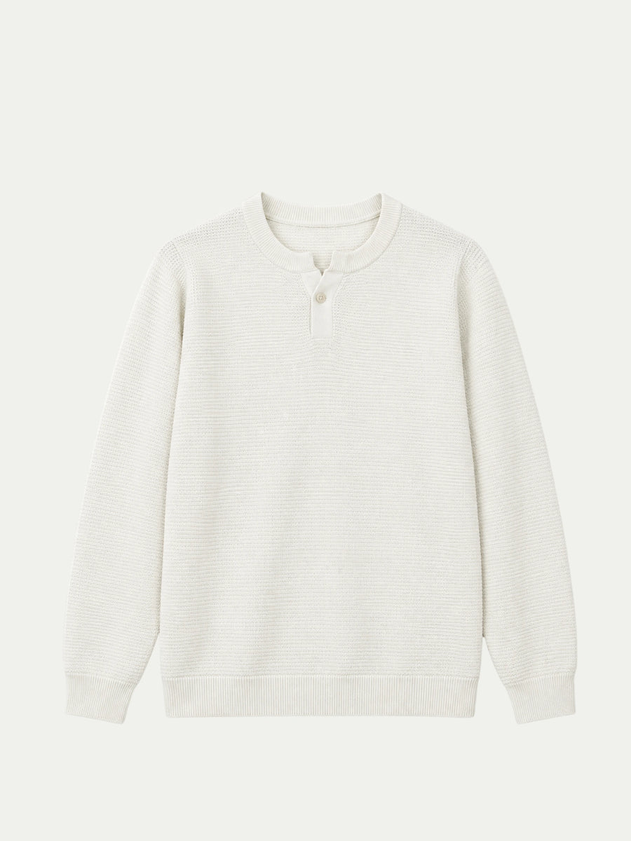 Lerici White Knitted Sweater