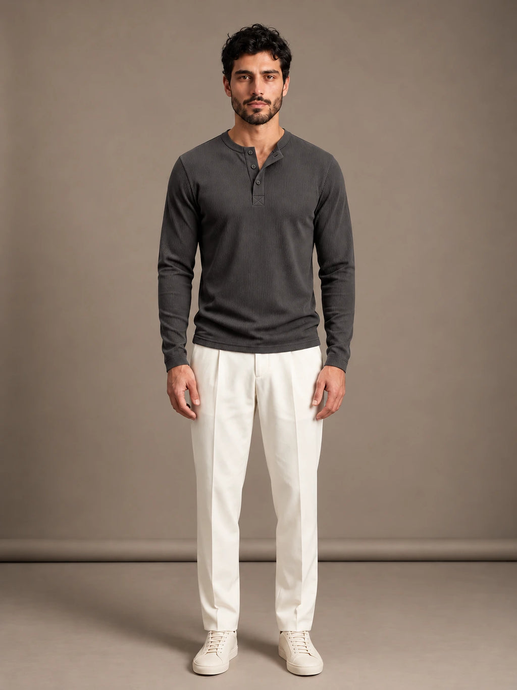 Ravello Gray Henley