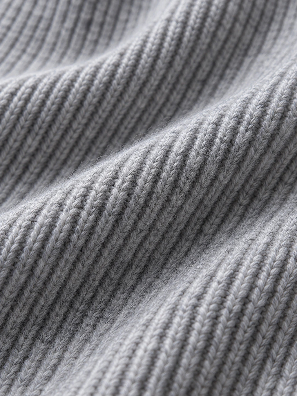 Como Gray Half-Zip Knit