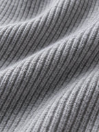 Como Gray Half-Zip Knit
