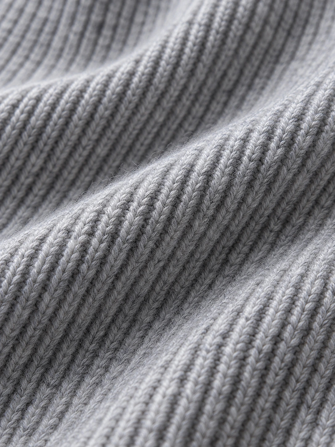 Como Gray Half-Zip Knit