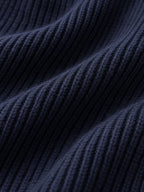 Como Navy Half-Zip Knit