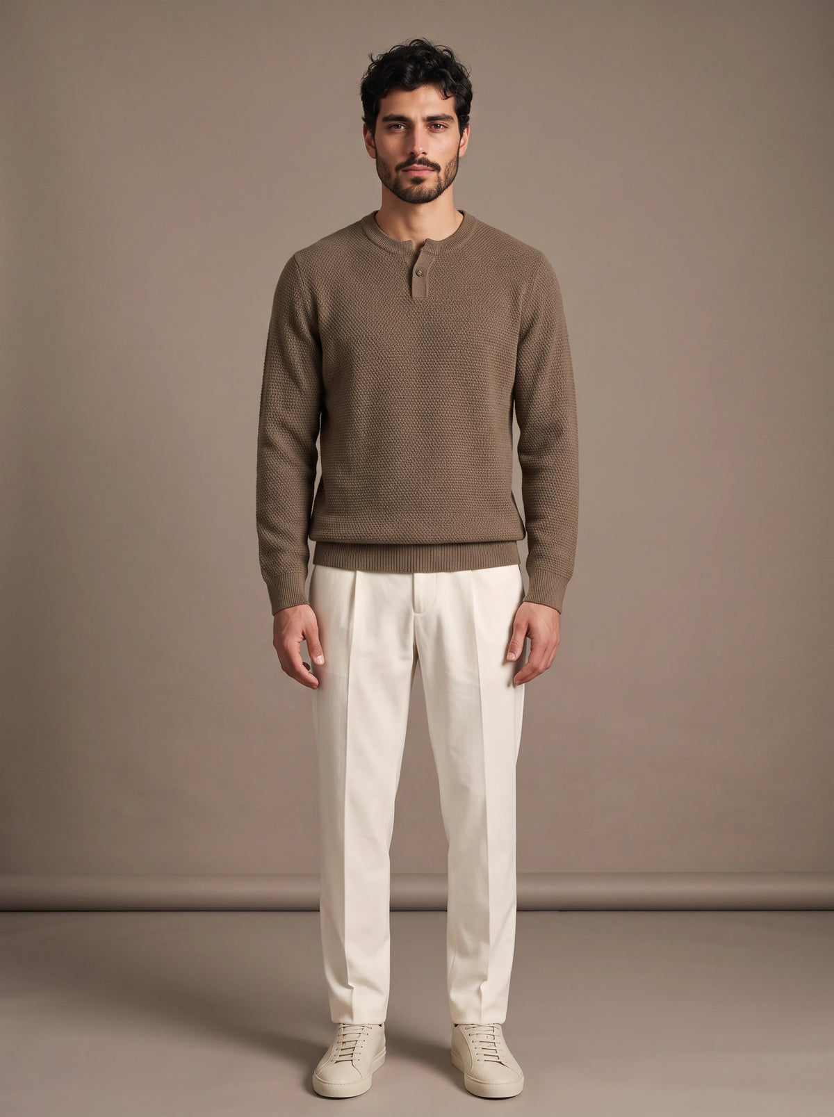Lerici Brown Knitted Sweater