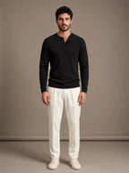 Ravello Black Henley