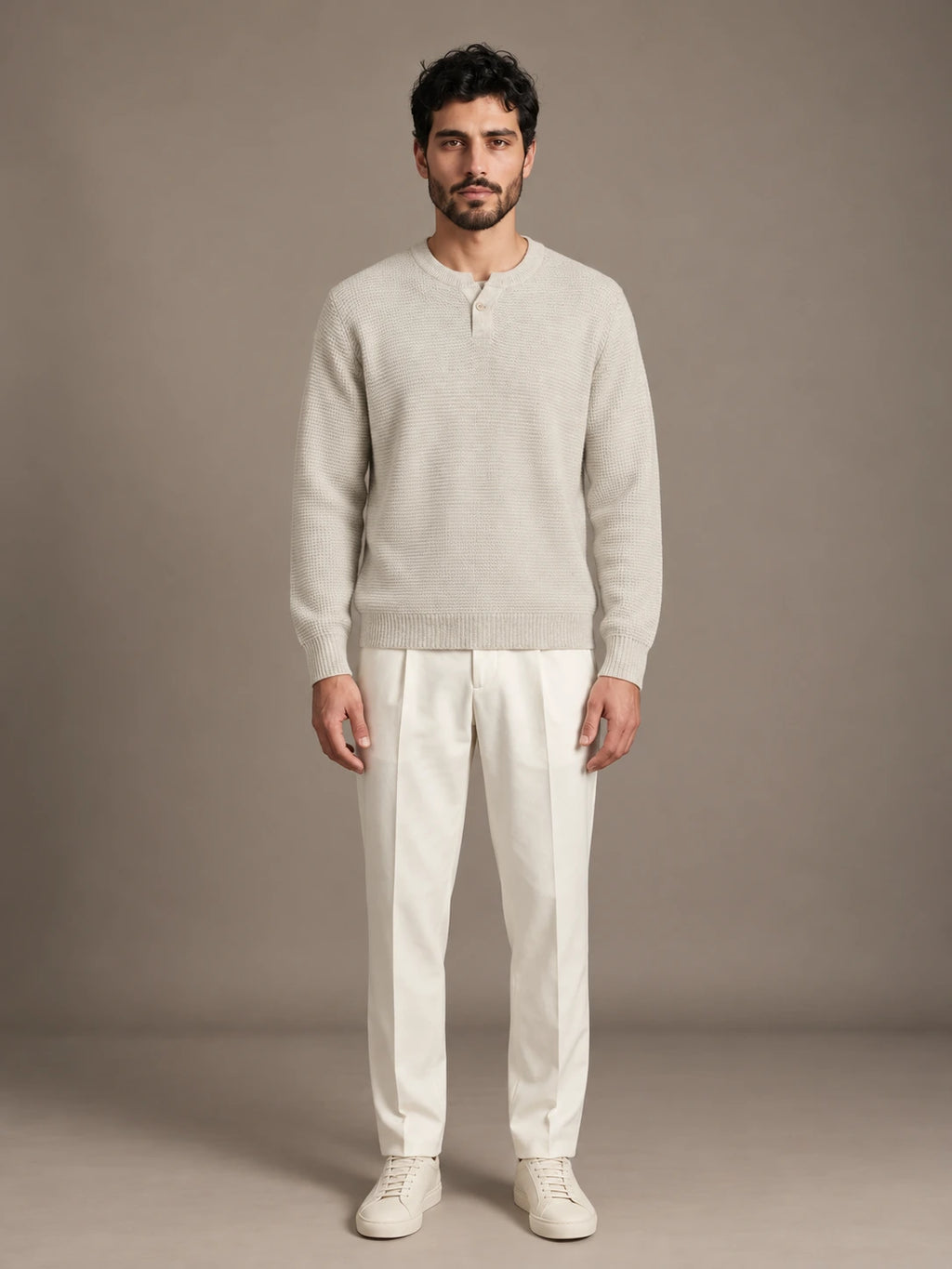 Lerici Apricot Knitted Sweater