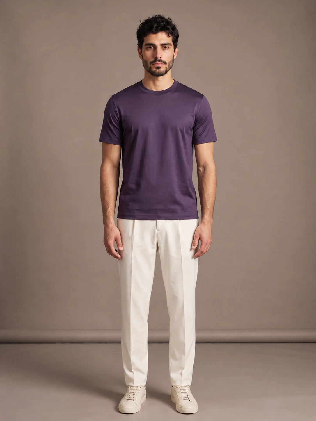 Positano Aubergine Tee