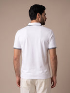 Back view of the Morino White Polo