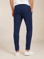 Navy Blue Drawstring Yacht Trousers