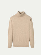 Riva Beige Roll-Neck