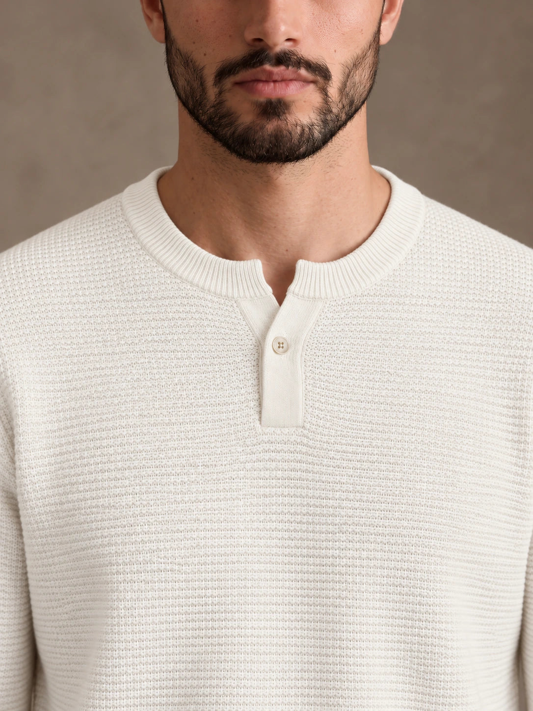 Lerici White Knitted Sweater