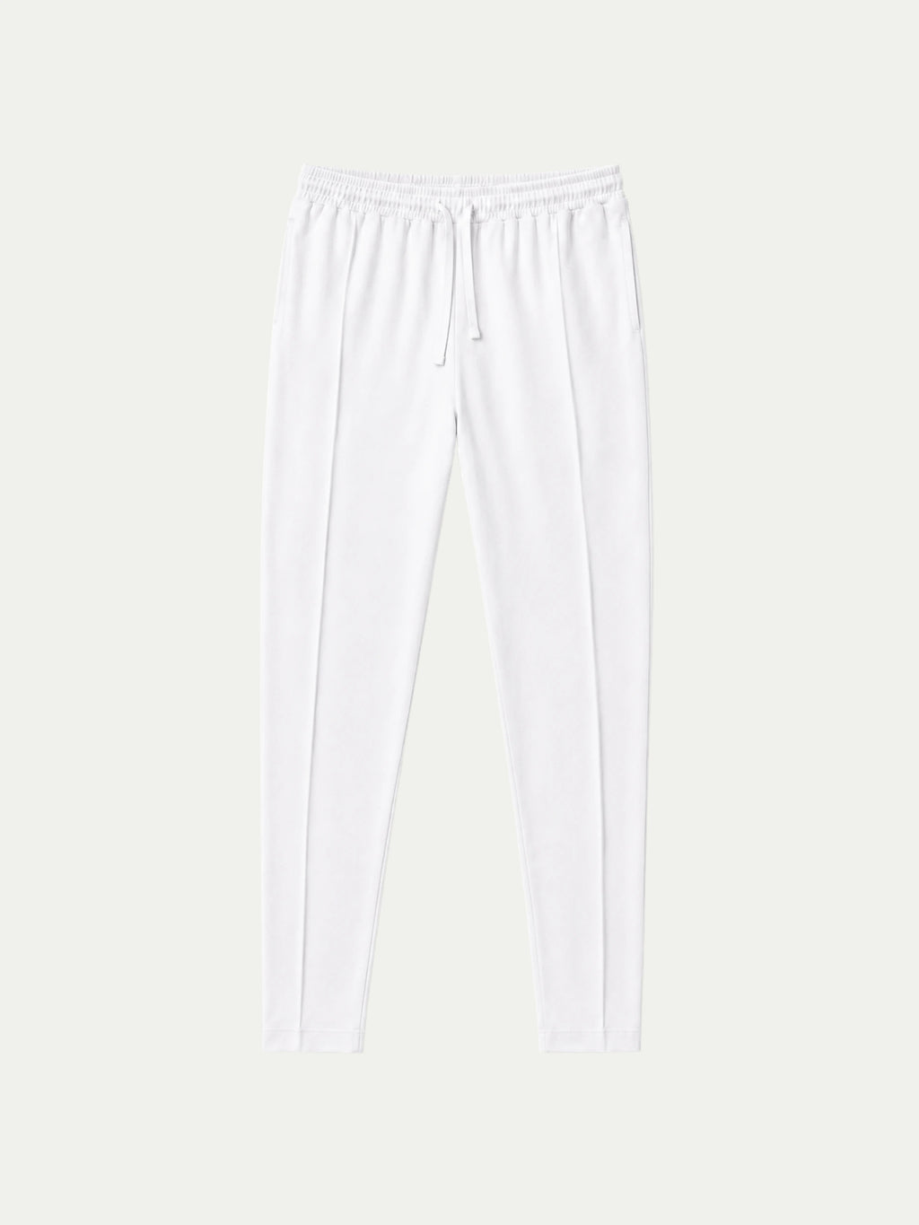 White Drawstring Yacht Trousers