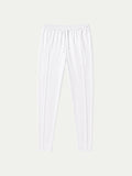 White Drawstring Yacht Trousers