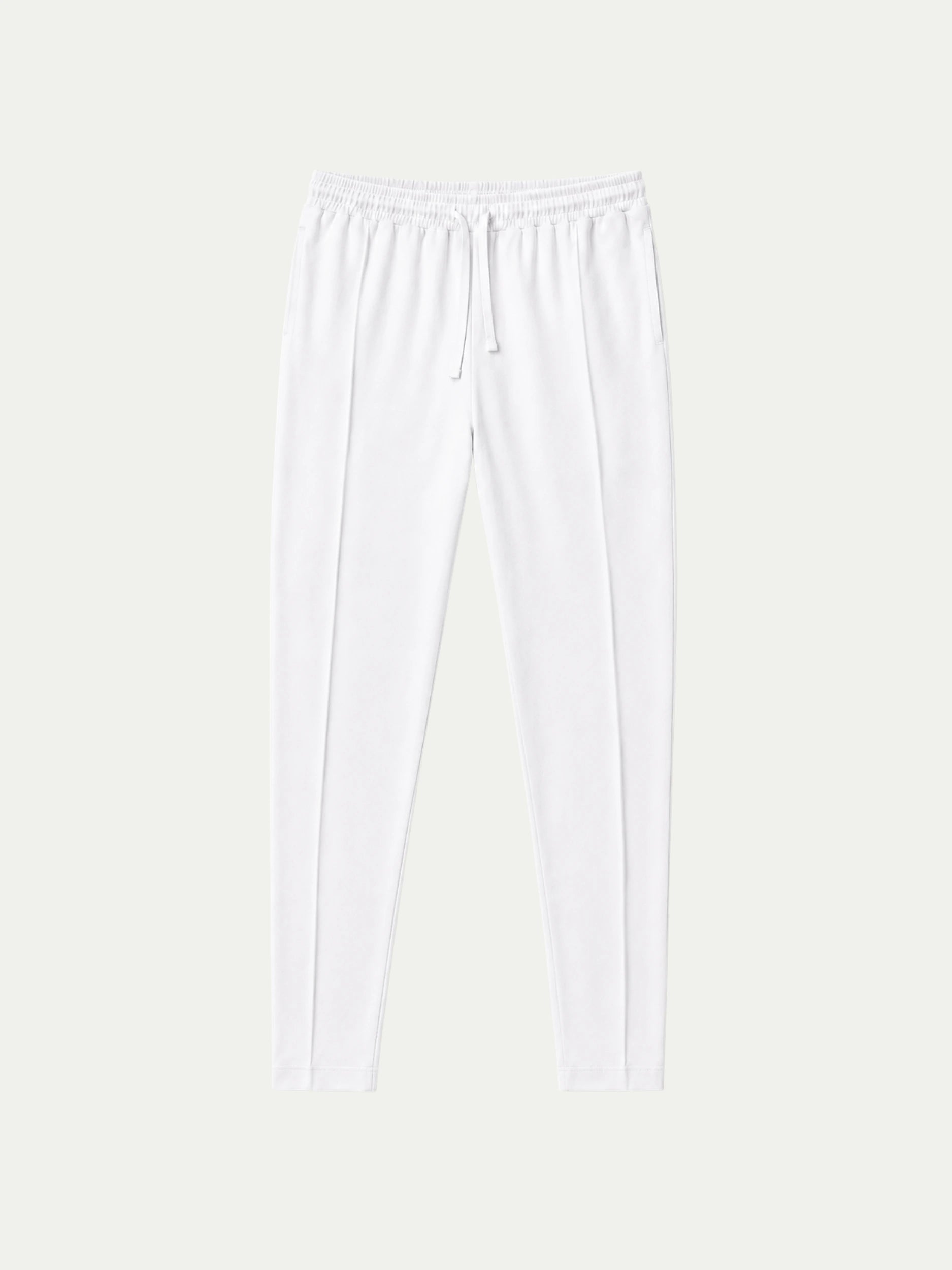 White Drawstring Yacht Trousers