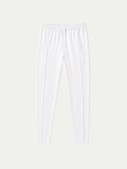 White Drawstring Yacht Trousers