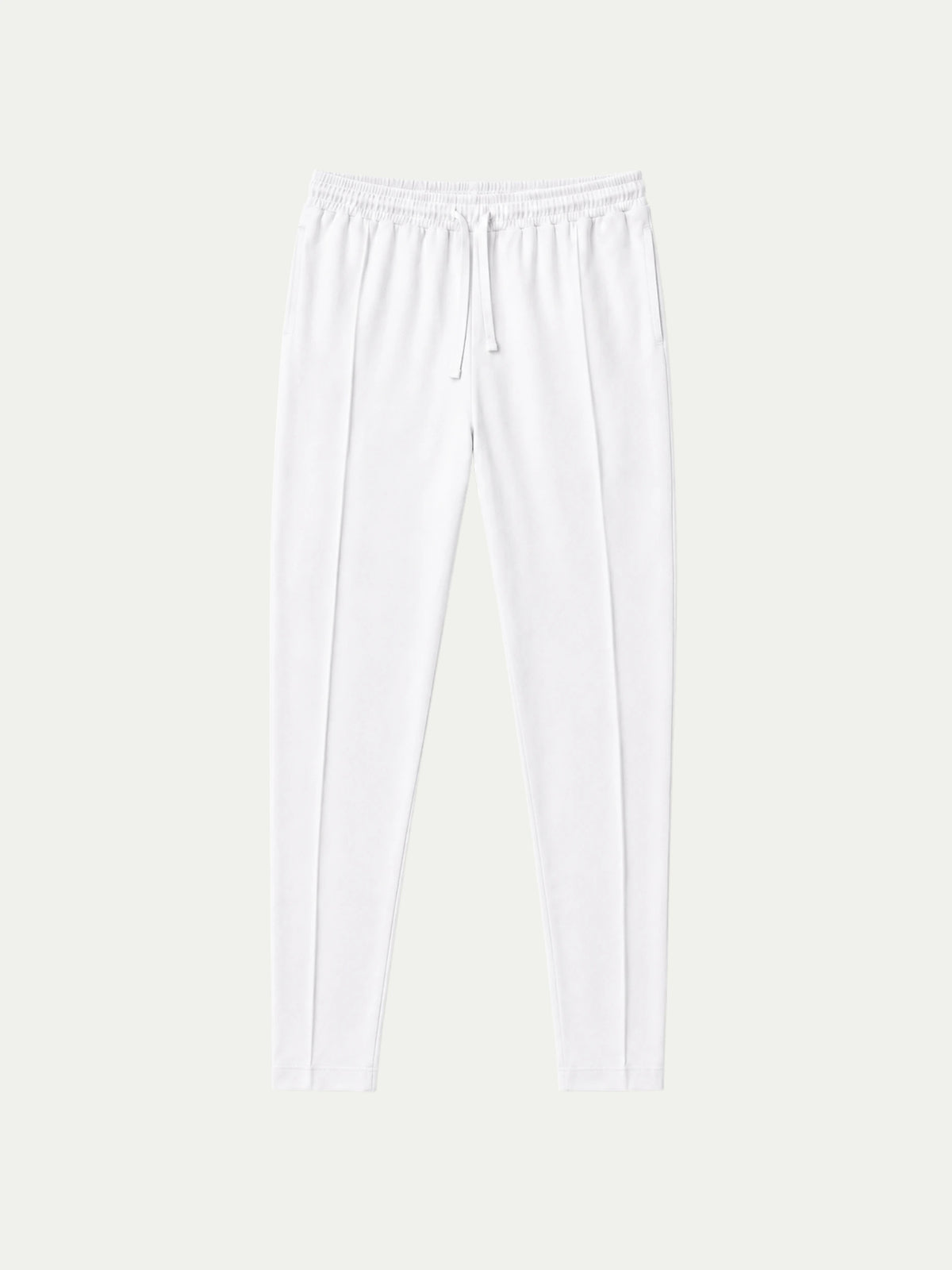 White Drawstring Yacht Trousers