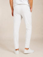 White Drawstring Yacht Trousers