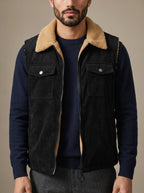 Cortina Black Reversible Gilet