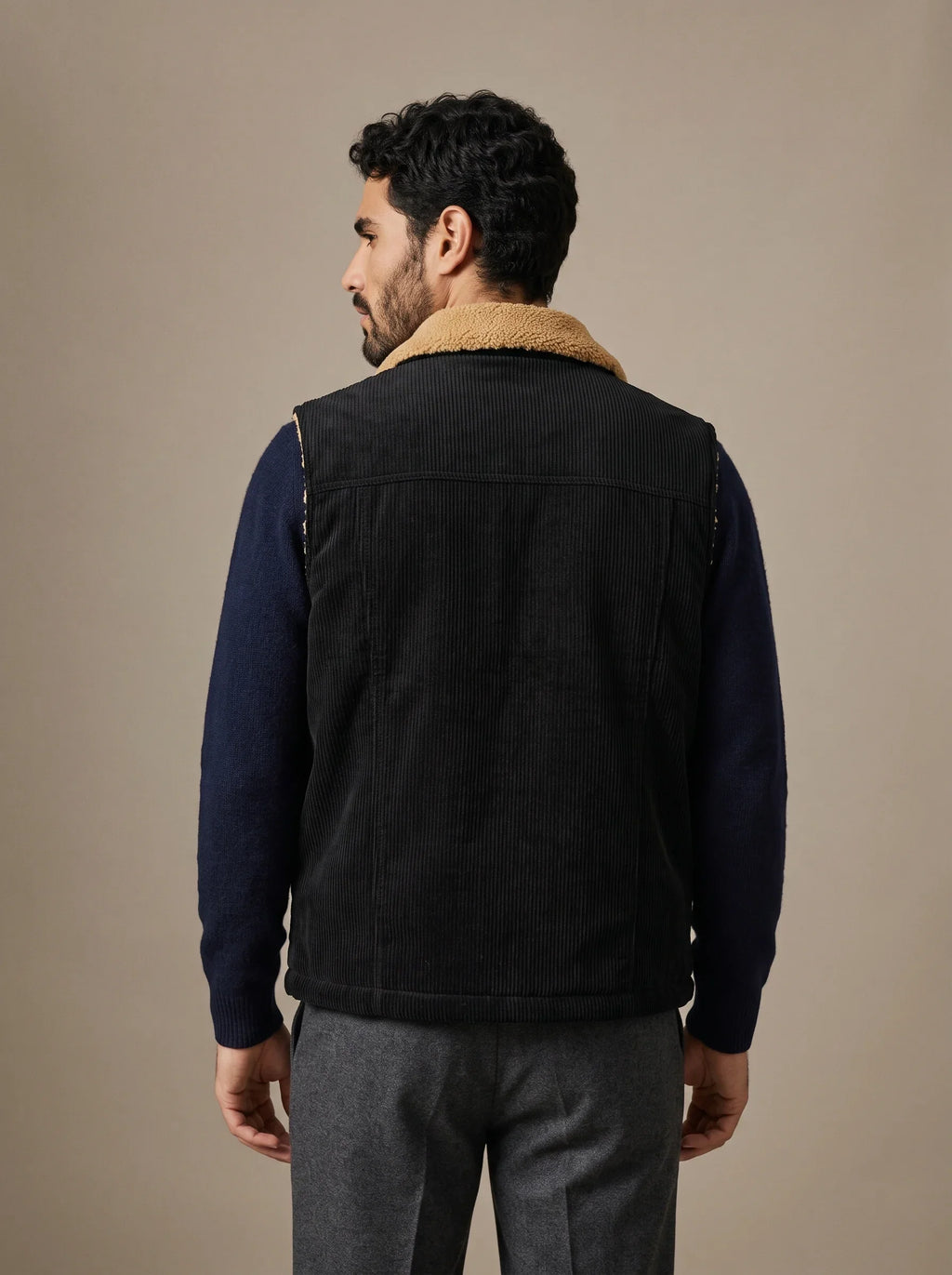 Cortina Black Reversible Gilet