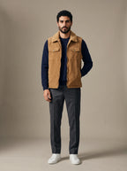 Cortina Caramel Reversible Gilet