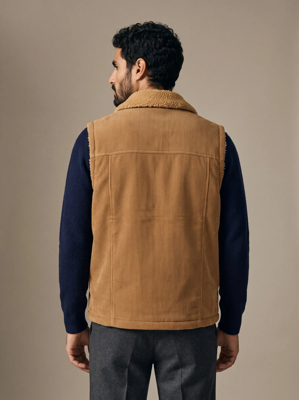 Cortina Caramel Reversible Gilet