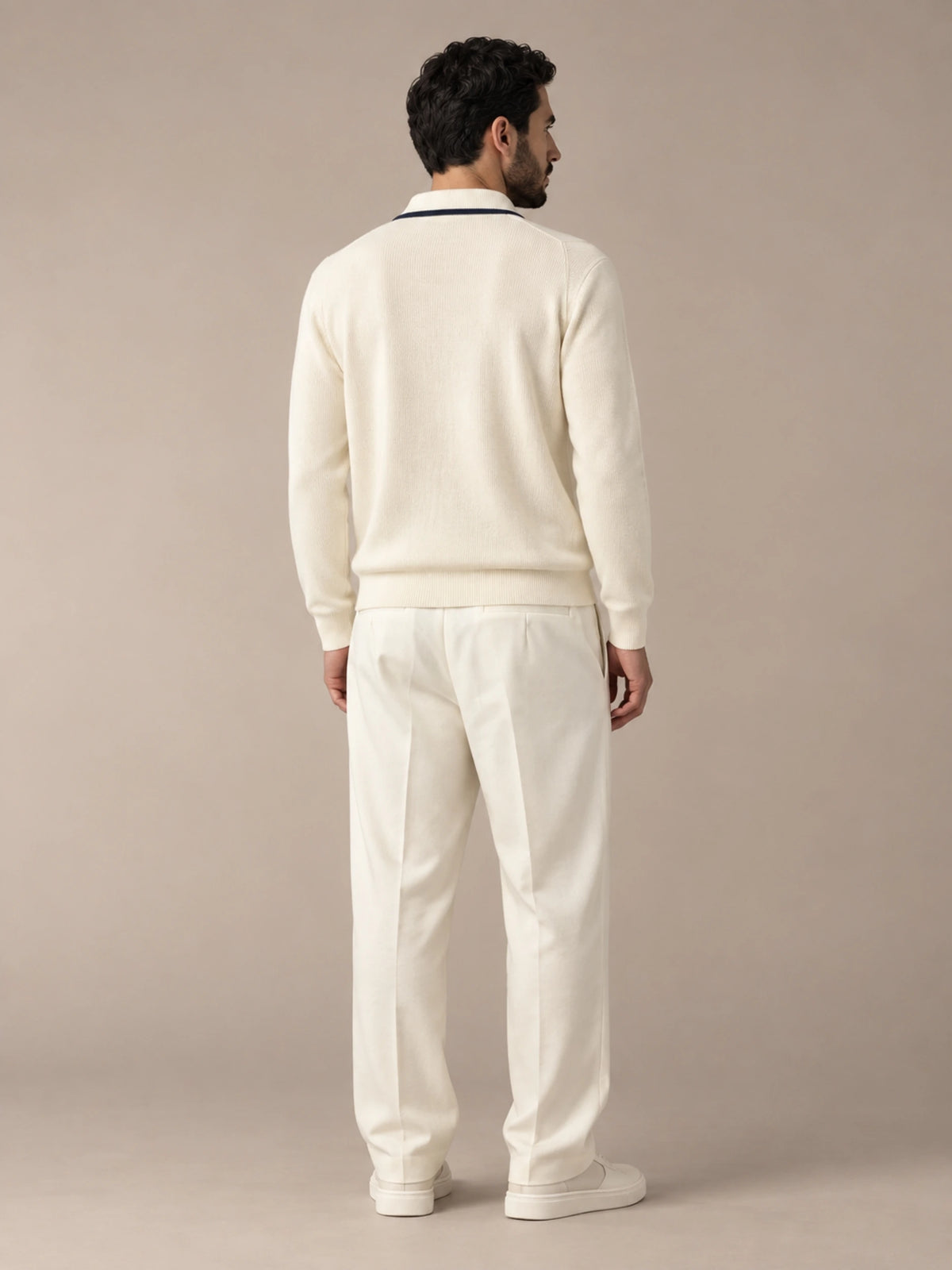 Cream Tipped Polo