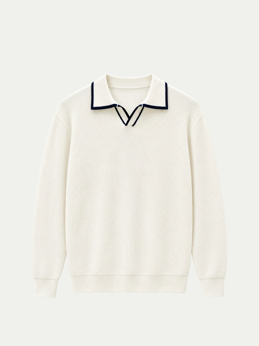Cream Tipped Polo