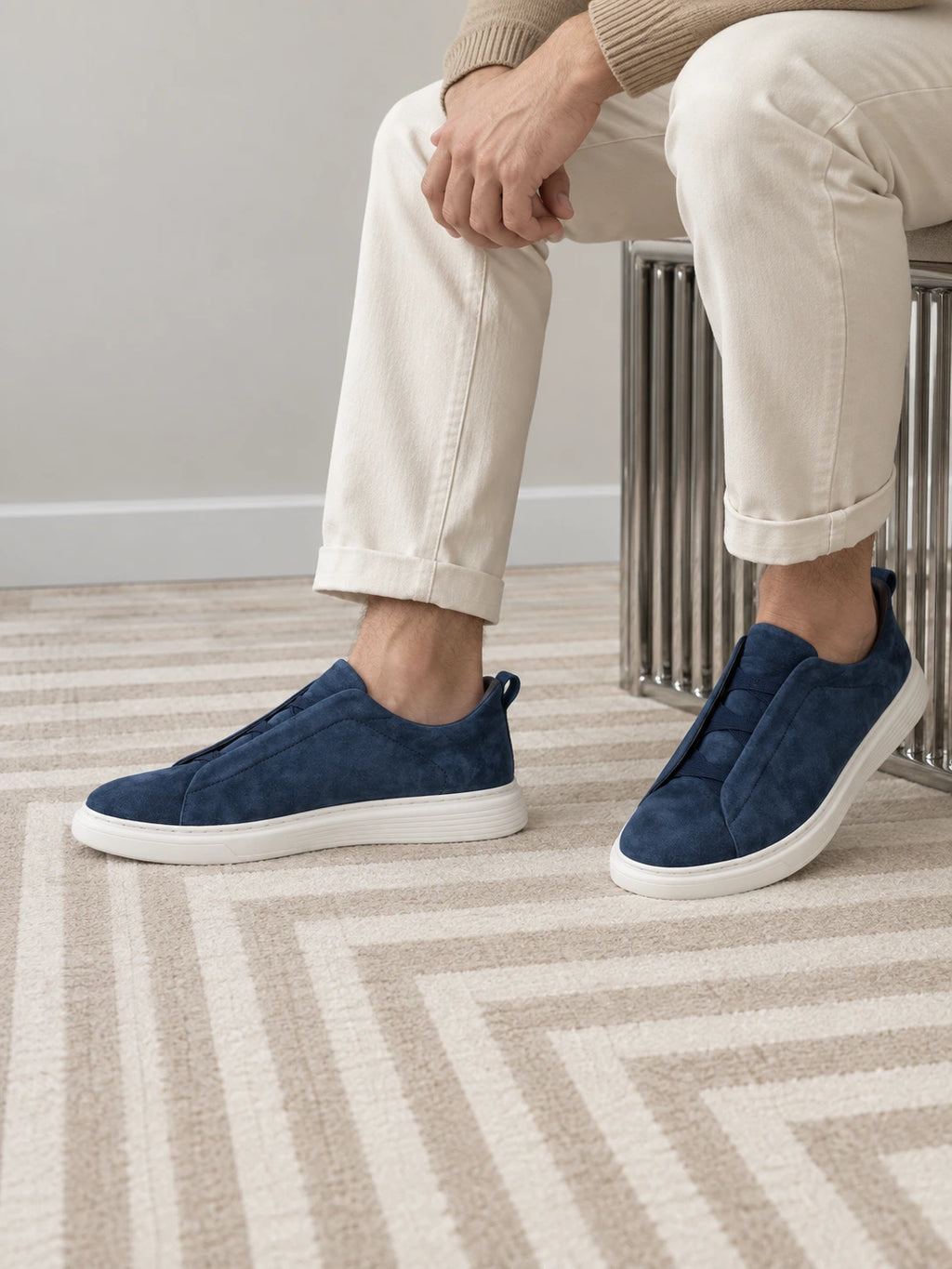 Milano Blue Sneakers