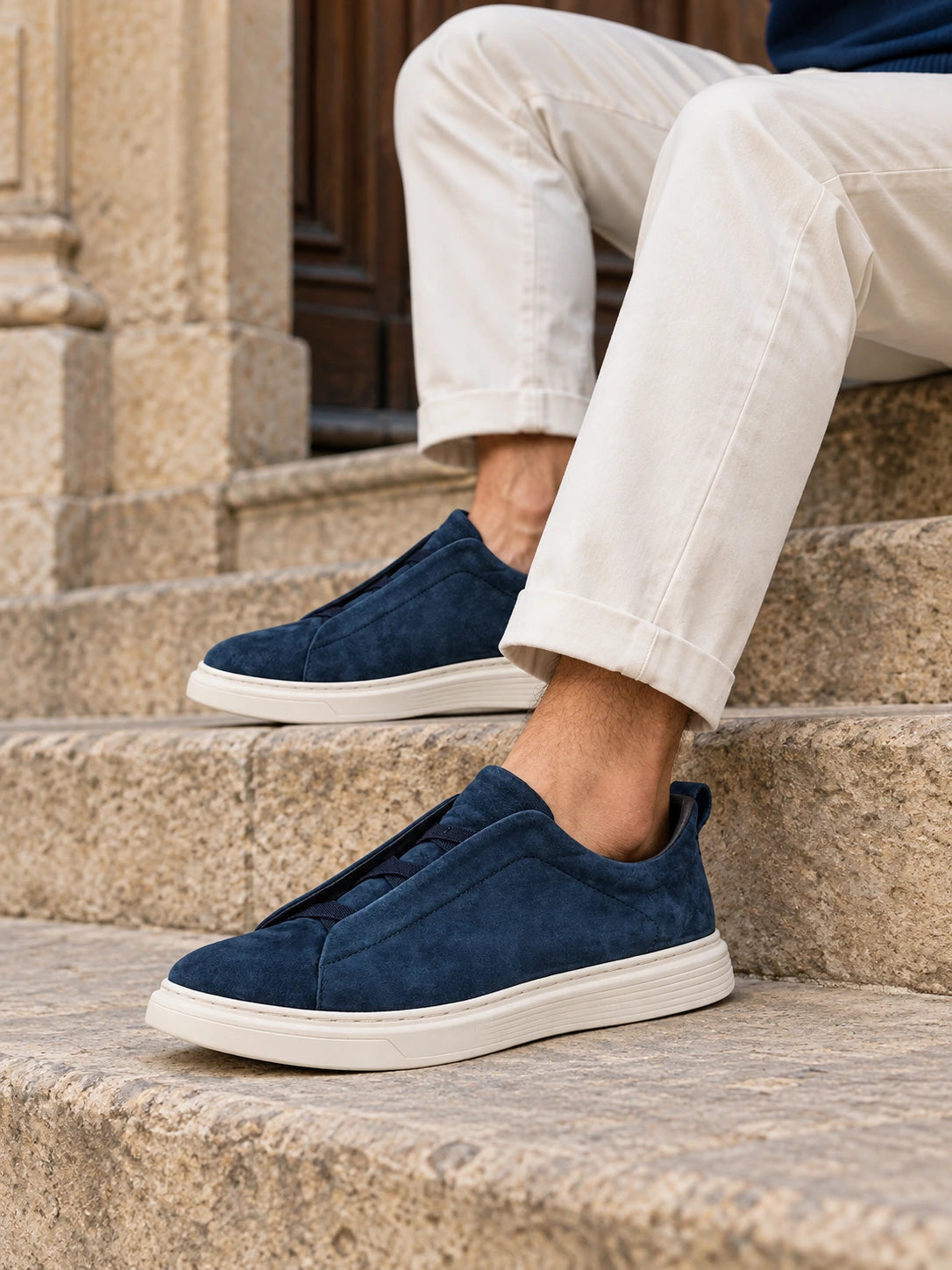 Milano Blue Sneakers