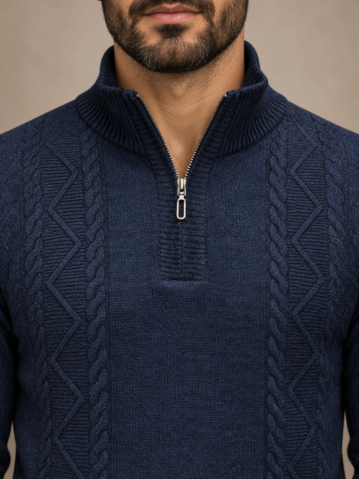 Navy Blue Harbour Quarter-Zip