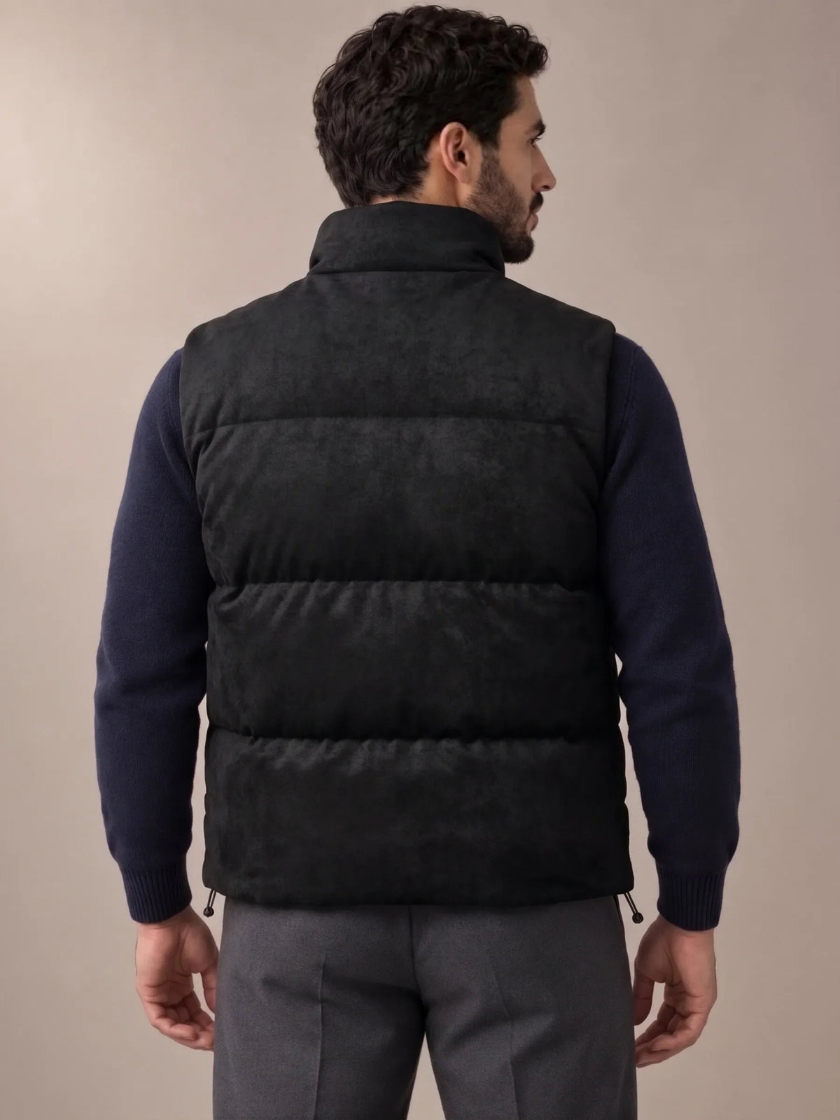 Hills Black Padded Gilet