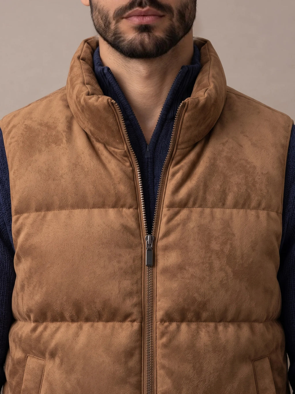 Hills Brown Padded Gilet
