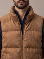 Hills Brown Padded Gilet