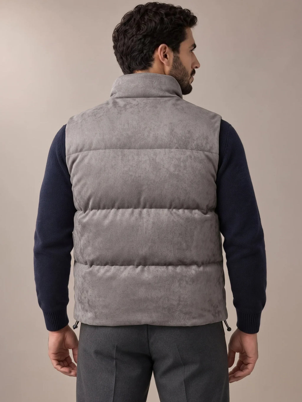 Hills Grey Padded Gilet