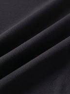 Close detail of the black woven shell