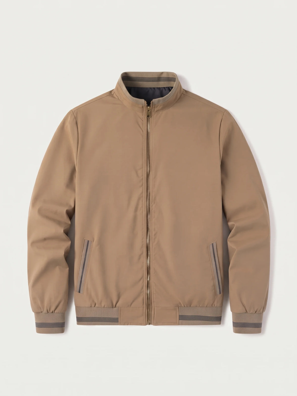Lavagna Khaki Casual Jacket laid flat