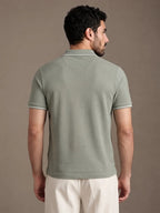 Back view of the Morino Sage Polo