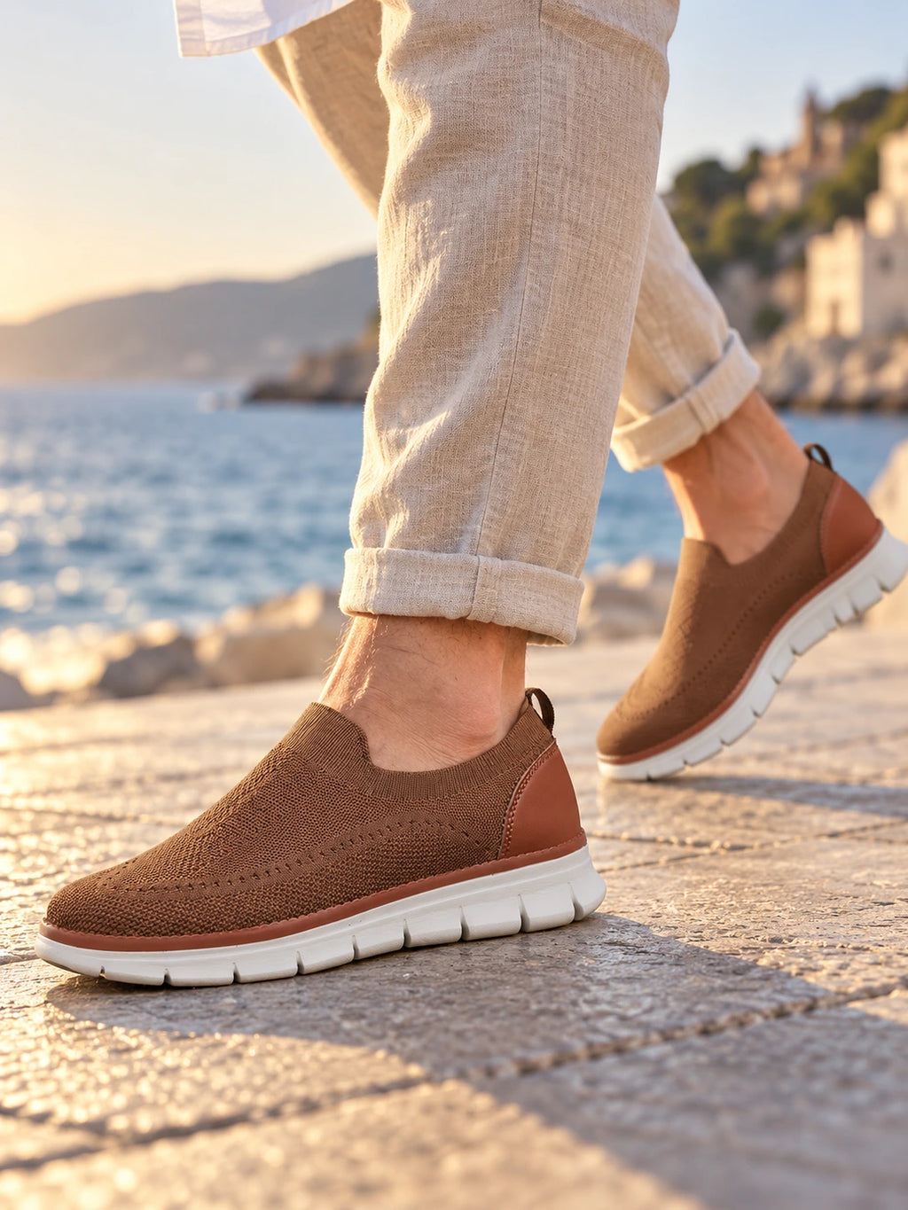 Cove Brown Lightweight Loafers